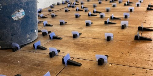 Interior renovation and flooring installation